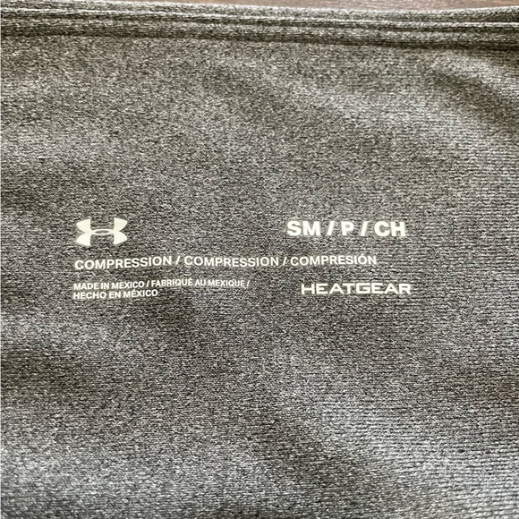 Under Armour Charcoal Grey Compression Heatgear Leggings Women’s Small - Picture 7 of 8